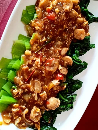 Easy Steps Make Recipes Pakcoy Bawang Putih Saus Teriyaki the Delicious Make You Drink.