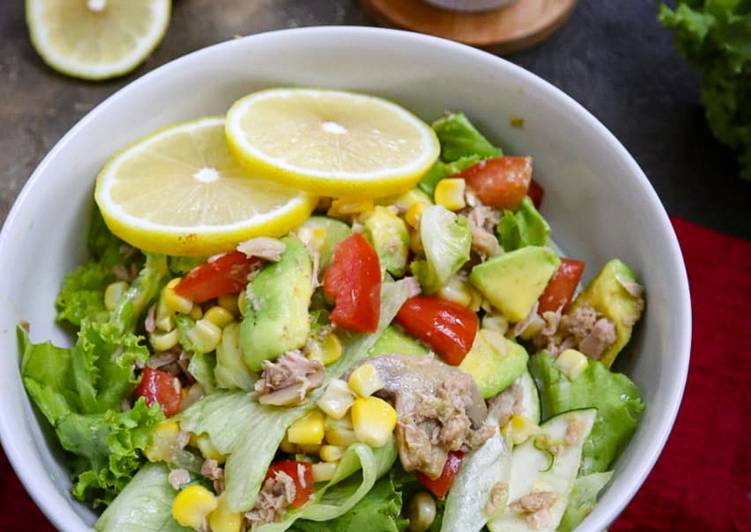 Resep Terbaru Salad Tuna Alpukat Yummy Mantul