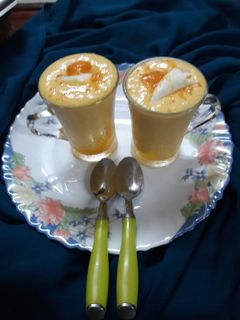 મેંગો ક્રીમી ટેંગી લસ્સી (Mango Creamy Tangi Lassi Recipe In Gujarati) રેસીપી મુખ્ય ફોટો