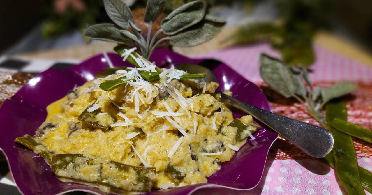 KetoRisotto de Coliflor, Verduras y Queso de Oveja al Ras el Hanout