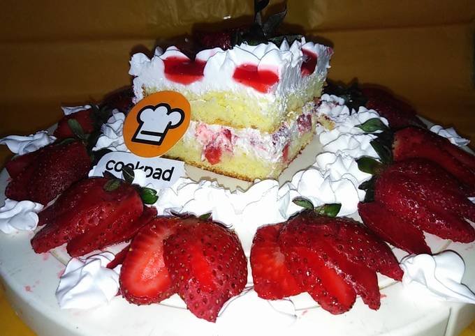 Recipe of Homemade Strawberries cake