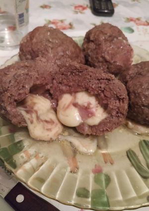 Una foto de Albóndigas rellenas tipo pan de carne