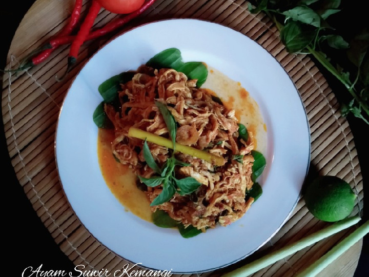 Anti Ribet, Memasak Ayam Suwir Kemangi Bumbu Bali Yang Sederhana