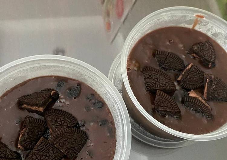 Rahasia Membuat Choco Oreo Pudding Yang Renyah
