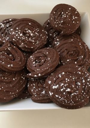 Una foto de Galletas de chocolate sin gluten