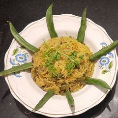 Flat Beans Rice A picture of Flat Beans Rice.