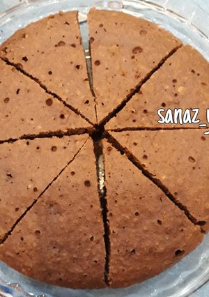 عکسی از دستور کیک شکلاتی قابلمه ای فوری