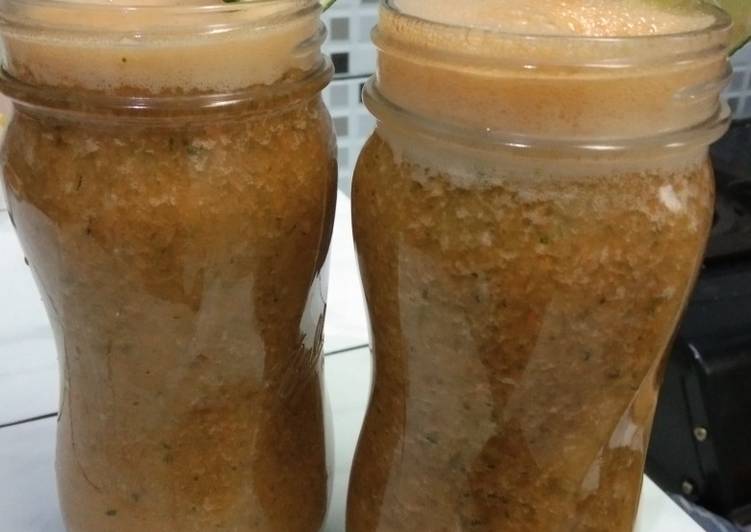 Langkah Mudah untuk Membuat Smoothie sayur mix buah sehat Anti Gagal