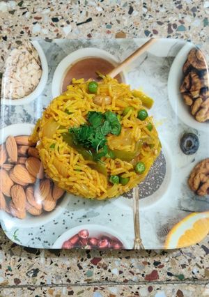 A picture of Vegetables Pulao.