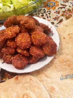 عکسی از دستور فلافل