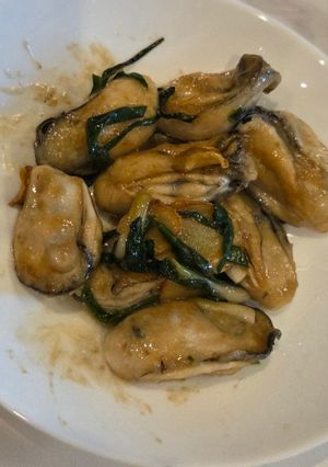 薑蒽炒蠔 的食譜成品照片