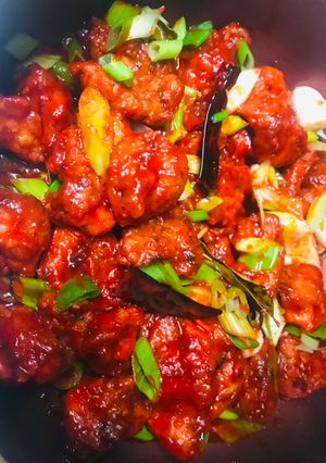 A picture of Chicken 65😋.