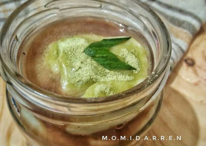 Bagaimana Membuat Sumsum Matcha Susu, Sempurna