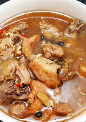 A picture of Black Beans Pork Ribs Stewed.