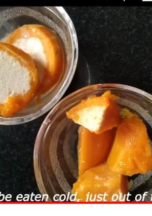 A picture of Mawa mango Roll.