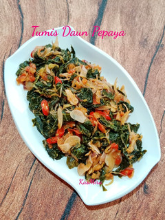 Foto resep Tumis Daun Pepaya