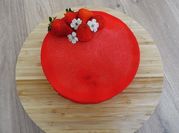 Une photo de entremet vanille