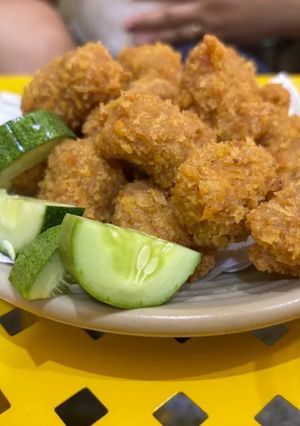Hình của món Bánh gà chiên.