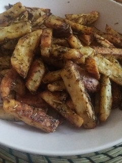 Una foto de Patatas crujientes al horno