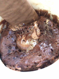 A picture of Chocolate microwave mug cake ✨🍫 ☕️.