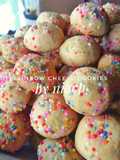 12. Rainbow Cheese Cookies