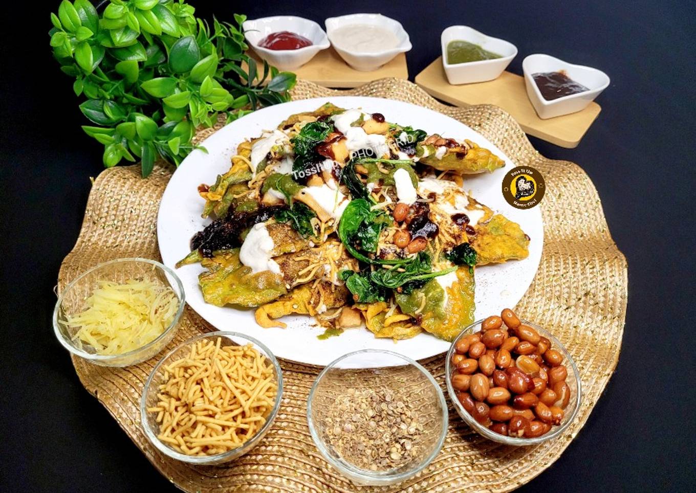 Palak Patta Chaat(Spinach Leaves Chaat)