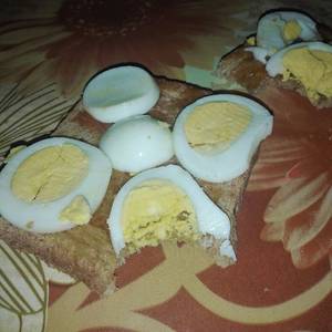 Desayuno proteico: tostada agridulce con huevo!