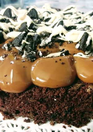 Una foto de Torta de cerveza negra y cacao