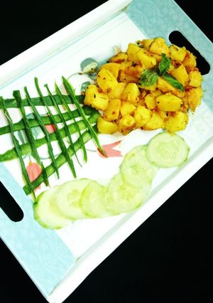 A picture of Spicy Potatos.