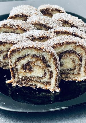 Kókusz tekercs recept fotója