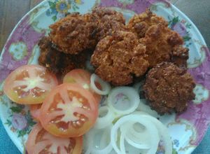 Una foto de Nugget's de soya al horno