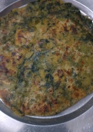 A picture of Aloo bathuwa paratha.