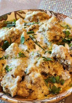 A picture of Chicken Mumtaz in Creamy White Gravy.