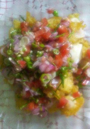 Foto resep Cumi siram sambal matah