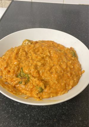A picture of Tomato And Broccoli Orzo.