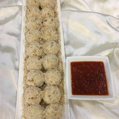 A picture of Corn cheese balls.