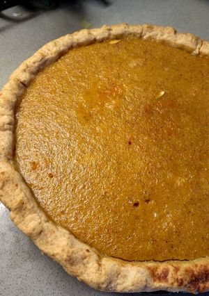 A picture of Butternut Squash Pie.