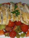 Pechuga de pollo a la plancha con salteado de verduras 