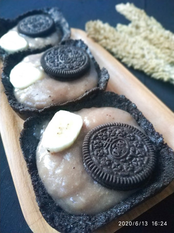 Cara Gampang Membuat Pie Oreo Vla Coklat Pisang Bunda Pasti Bisa