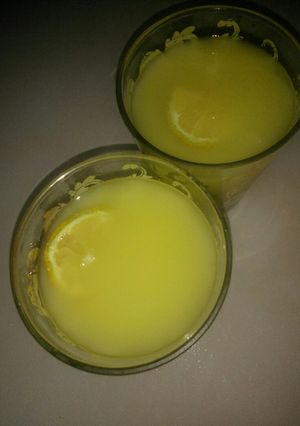 A picture of Ginger juice.