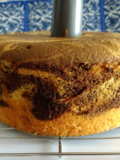 Foto resep Chiffon Marble Cake Jeruk Sunkist n Coklat