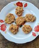 Bánh quy yến mạch, chuối + hạt chia
