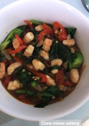 Foto resep Tumis Kuciwis (ciaw miaw) udang szechuan
