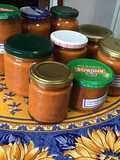 Sauces aux trois piments, coriandre et radis noir