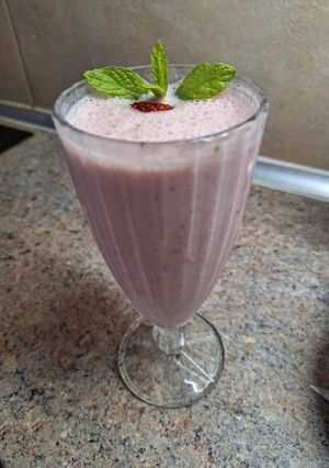 Φωτογραφία της συνταγής Smoothie φράουλας
