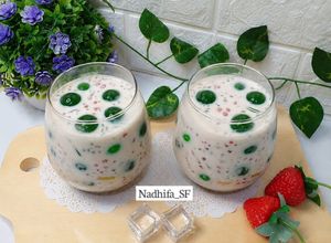 Foto resep Es Jelly Melon
