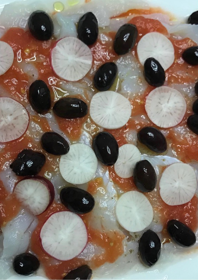 Una foto de ”Esqueixada de Bacallà” a mi manera