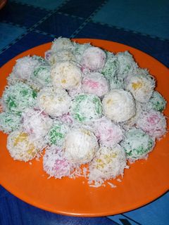 Foto resep Klepon Pelangi (Onde-Onde Kalo di Padang)