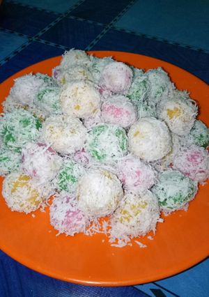 Foto resep Klepon Pelangi (Onde-Onde Kalo di Padang)