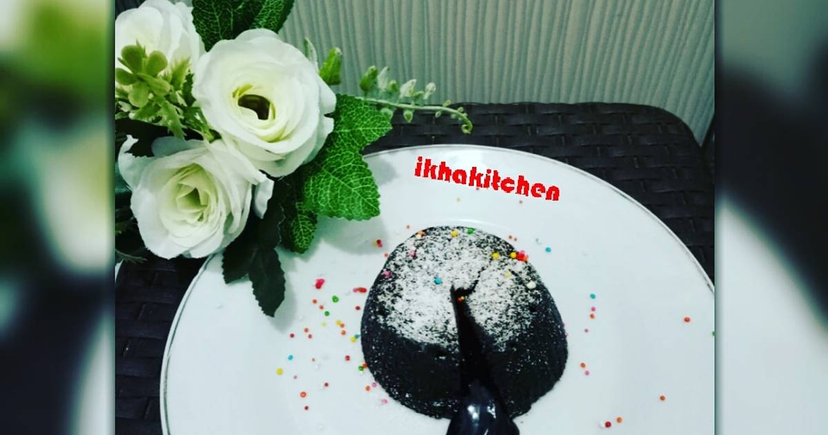 Resep Choco Lava Kue Balok Meleleh Kekinian Dirumahaja Oleh Ika Setyana Cookpad 9109